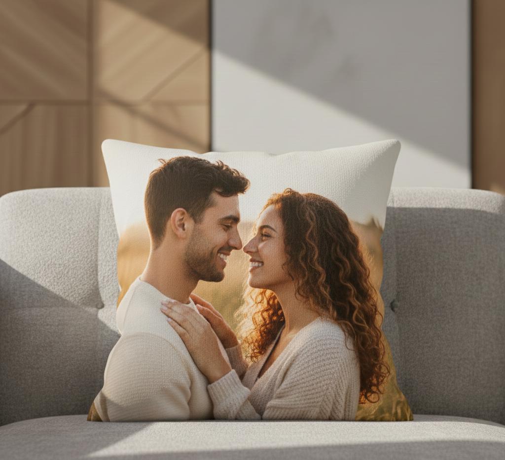 40x40 Fotoğraf Baskılı Yastık