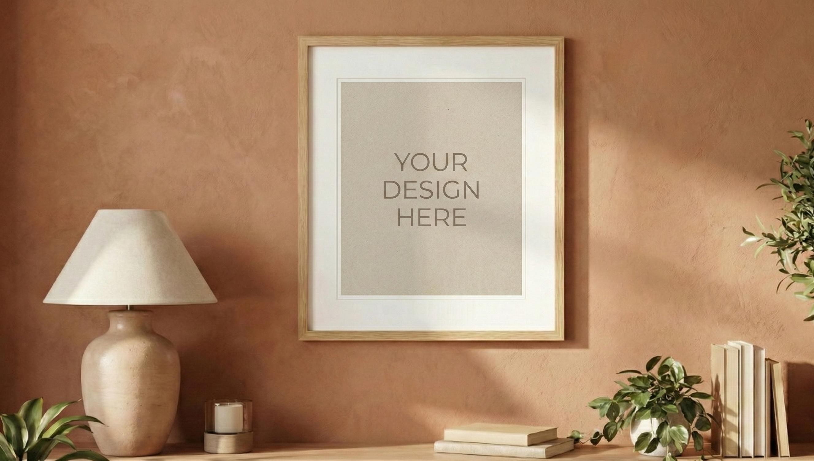 A3 Resimli Ahşap Çerçeve