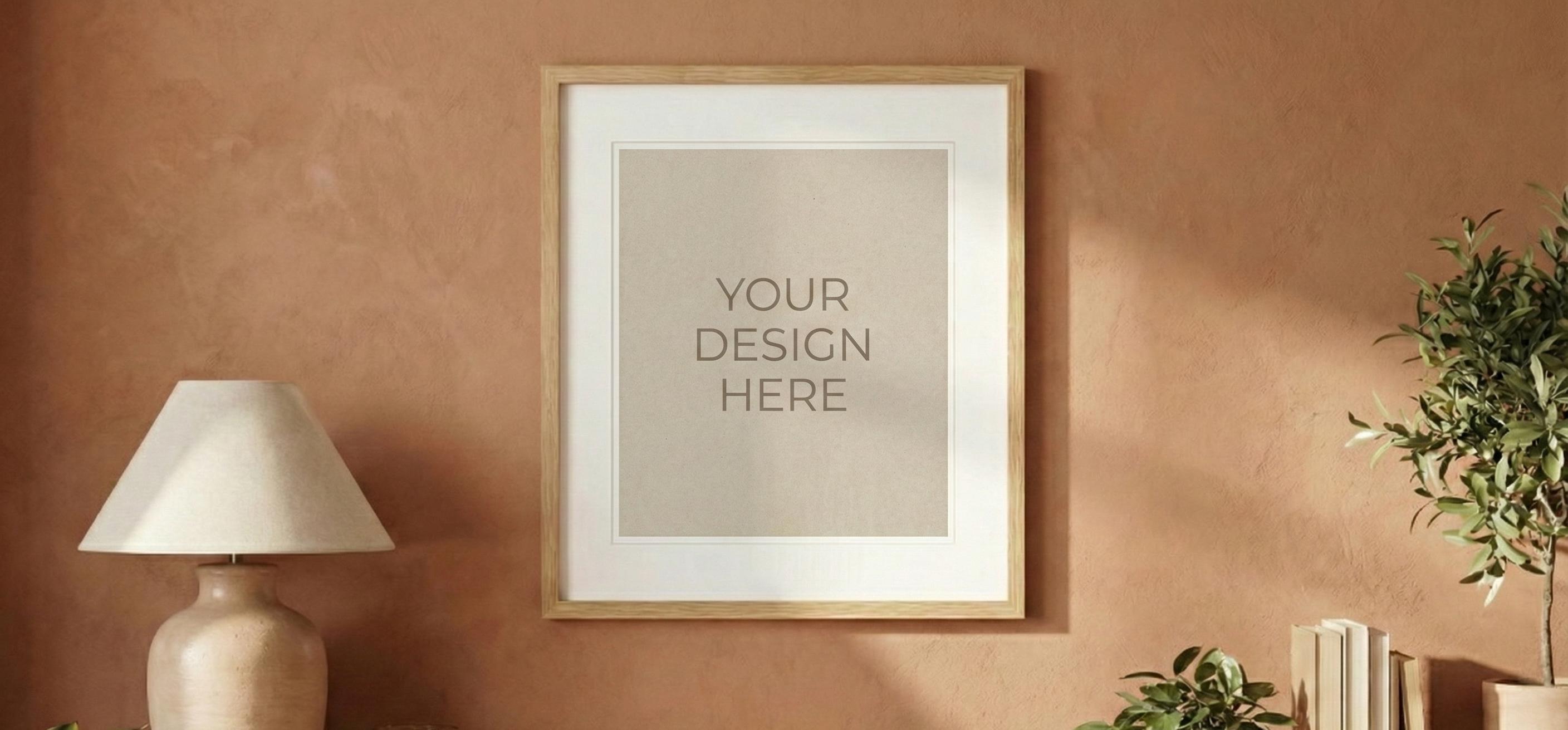 A3 Resimli Ahşap Çerçeve